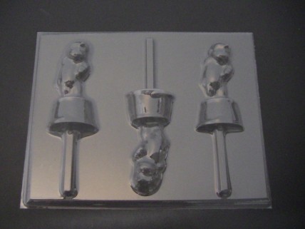 288sp Inquisitive Monkey Chocolate or Hard Candy Lollipop Mold